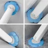 Scopino bagno, spazzola WC con pulisci bordo e testine in spugna - Ninjatoilet (4) Anteprima dell’immagine prodotto