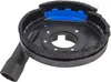 A close-up studio shot of a vacuum cleaner attachment with brushes and a blue insert. Produktbild-Vorschau