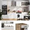 Küchenzeile Vicco R-Line Weiß Landhaus/Goldkraft Eiche 300 Produktbild-Vorschau 8