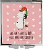 Mr. & Mrs. Panda Taschenspiegel Einhorn Junge - Rot Pastell Produktbild-Vorschau 1