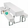 NYVI Biertischhussen Set NYVIGala Weiß - 3-teiliges Produktbild-Vorschau 1