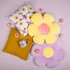 Dekokissen Blume lila gelb Ø 50 cm Produktbild-Vorschau 8