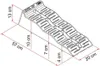 A diagram of a leveling ramp with dimensions indicated. Náhled obrázku produktu