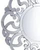 BELIANI Wandspiegel Silber MDF-Platte Glas Rund 70 cm Produktbild-Vorschau 5