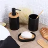 Kelímek na zubní kartáček SAVA, Ø 7,5 cm, Černý Náhled obrázku produktu 3