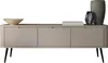 A TV cabinet with decorative vases and books on top, presented against a white background. Náhled obrázku produktu