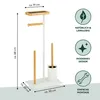eluno Stand-WC-Garnitur 4in1, WC-Bürste, Produktbild-Vorschau 7