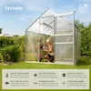 Skleník se základem 7,7 m³ 185 x 250 x 195 cm Náhled obrázku produktu 9