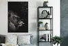MuchoWow® Poster Löwe - Zigarette - Schwarz - Weiß 80x120 Produktbild-Vorschau 4