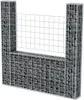 vidaXL Gabionový koš U-Form Steel 160×20×150 cm Náhled obrázku produktu 3
