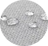 A close-up view of water droplets on a textured gray fabric. Náhľad obrázku produktu