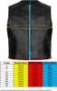 PAULGOS gilet in pelle biker cowl club waistcoat chopper Anteprima dell’immagine prodotto 4