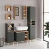Střední skříňka Vicco Senyo Antracit 30 x 95 cm, Model Náhled obrázku produktu 4
