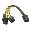 R01 6 pin PCIe auf 2x 8pin (6+2) Grafikkarte Stromkabel Produktbild-Vorschau 2