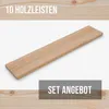 10er-Set Holzleisten - Lärche gehobelt - 8 x 20 x 500 mm Produktbild-Vorschau 5