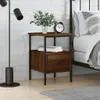 vidaXL Nachttisch Braun Eichen-Optik 34x36x50 cm Produktbild-Vorschau 1