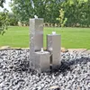 CLGarden Edelstahl Springbrunnen ESB8 Design Säulenbrunnen Produktbild-Vorschau 1