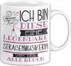 Straßenmusikerin Tasse Geschenk Ich Bin Diese Eine Produktbild-Vorschau 1