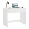 Schreibtisch - 75x77x50 cm - Weiß - kompakt - schmal - mit Produktbild-Vorschau 1