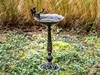 BELIANI Vogeltränke Braun Metall 53 cm Hoch Blumenform Produktbild-Vorschau 6