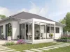 Wintergarten RAL 9016 verkehrsweiß Satteldach 404 x 303,3 Produktbild-Vorschau 1