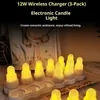 12 Stück LED Kerzen, Warmweiß, Rauchfrei & Sicher, Produktbild-Vorschau 6