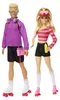 MATTEL Barbie bambola Fashion + Ken sui pattini a rotelle Anteprima dell’immagine prodotto 1
