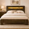 Lit pour adolescent Flieks 140 x 200 cm avec LED, lit Voir les images du produit 2