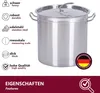 HOOZ Gastronomie Kochtopf Suppentopf 100 L Edelstahl Produktbild-Vorschau 4