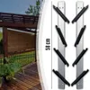 Halterungen Für Außenjalousien 58 Cm – Montage Für Terrasse Produktbild-Vorschau 5