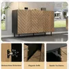 Credenza Merax con 3 cassetti e 2 ante, mobile da salotto Anteprima dell’immagine prodotto 9