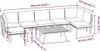 vidaXL 8-tlg. Garten-Lounge-Set mit Kissen Massivholz Produktbild-Vorschau 8
