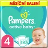 Pampers Active Baby vel 4. 9 kg - 14 kg pleny 180 ks Voir les images du produit 11