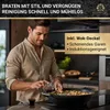 Kaisertal KT-016, Rond, Wok-/Roerbakpan, Zwart, IJzer, 26 Productafbeelding-voorbeeld 6