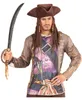 Piratenhut mit langen Dreadlocks Produktbild-Vorschau 3