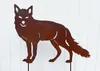 Fuchs stehend 52x40cm zum Stecken Gartenstecker Edelrost Produktbild-Vorschau 1