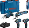 Combo Kit 5-tlg. 12V: GSR 12V-15/GOP 12V-28/GDR 12V-105/GSA Produktbild-Vorschau 1
