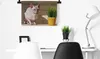 MuchoWow® Wandteppich Wandbehang Sphynx mit grünen Augen Produktbild-Vorschau 4