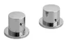 GO 2-Loch Thermostat-Wannenrand Armatur, Chrom Produktbild-Vorschau 1