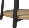 Beistelltisch-Set mit Regal 2 pcs Artisan Eiche und Schwarz Produktbild-Vorschau 8