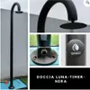 Sined | Venkovní sprcha Luna-Timer-Nera - 233 cm - černá - Náhled obrázku produktu 4
