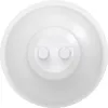A top-down view of a white LED light bulb. Anteprima dell’immagine prodotto