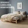 Homestyle4u Palettenbett Holzbett 140x200 cm Massivholzbett Produktbild-Vorschau 4