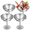 4er-Set Edelstahl-Dessertbecher, 240 ml, hohe Sockelbasis, Produktbild-Vorschau 9