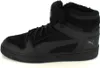 A side view of a black Puma high-top sneaker with fur lining. Produktbild-Vorschau