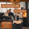 BLACK OAK MONTANA XXL Holzkorb 100L Filzkorb Anthrazit mit Produktbild-Vorschau 5