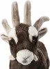A close-up studio shot of a stuffed goat toy. Podgląd zdjęcia produktu
