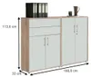 Aktenschrank TABOR 12 in Eiche Sonoma / weiß matt, Produktbild-Vorschau 4
