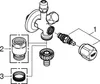 GROHE Original WAS, Vanne de service combinée, Métal, Voir les images du produit 6