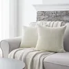 Topfinel Kissenbezug 40x40 Creme Kordsamt 2er Set Produktbild-Vorschau 4